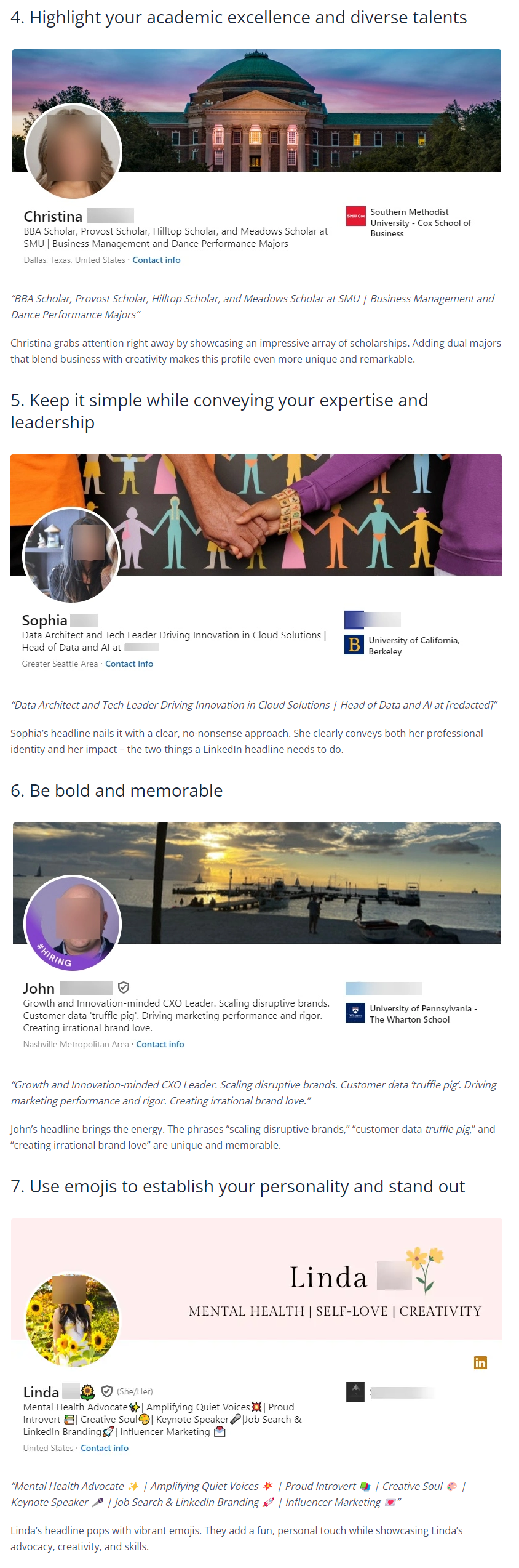 linkedin headline 10